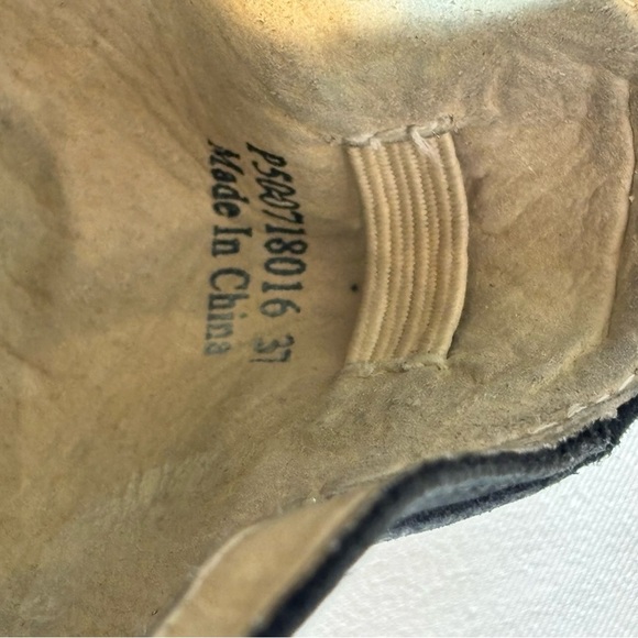 FLY LONDON Sz 37 Yadi 718 Black Strappy Open Toe Wedges Slip On Shoes - Picture 11 of 11